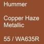 Preview: Hummer, Copper Haze Metallic, 55 / WA635R.